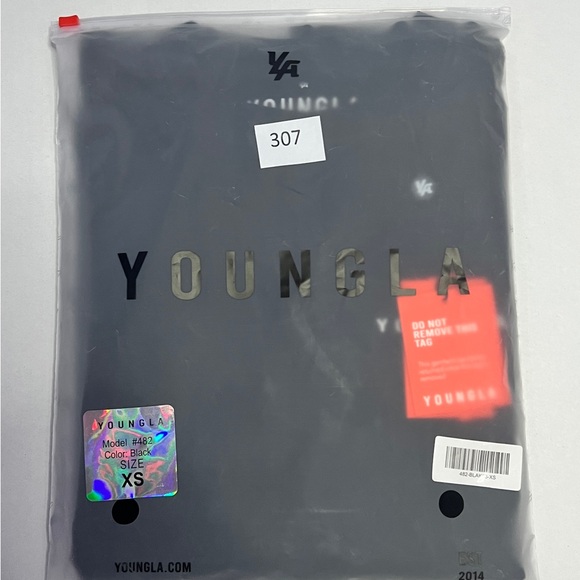 RARE YOUNGLA LIMITED EDITION BLACK SHIRT #482 extra-small XS HALL OF FAME - Picture 10 of 11